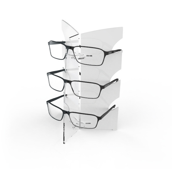 Brillenhalter ROUND 2, Für 1 Brille, Brillenhalter, Tischdisplays &  Brillenhalter, Für Augenoptiker, Produkte