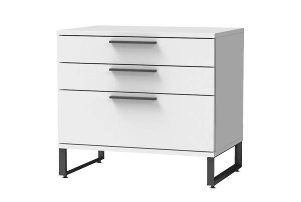 LG-drawer cabinet with 2 drawers and 1 high drawer