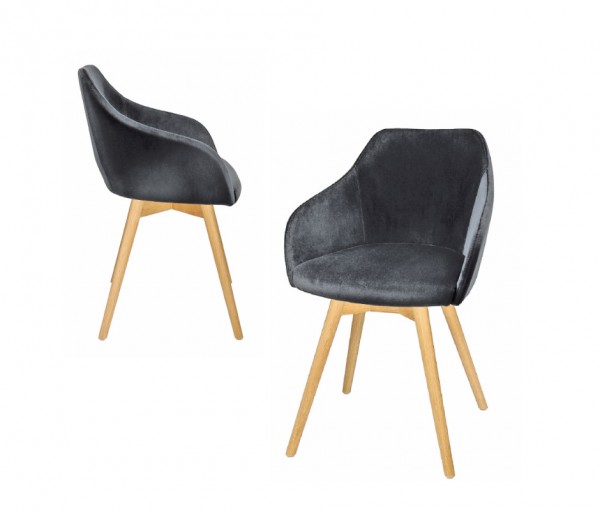 Easy chair VALENCIA 2.1 WOOD ROUND