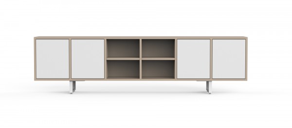 Sideboard SB 21 4D with 4 doors and 6 shelves