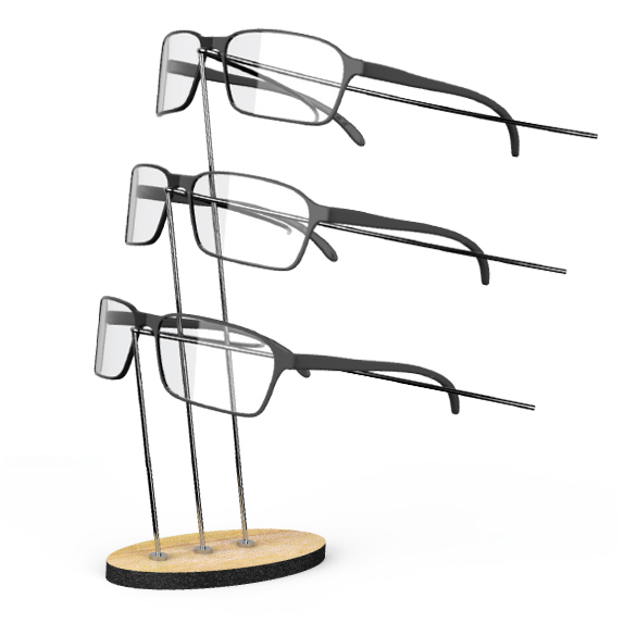 Brillenhalter PLANE, Für mehrere Brillen, Brillenhalter, Tischdisplays &  Brillenhalter, Für Augenoptiker, Produkte