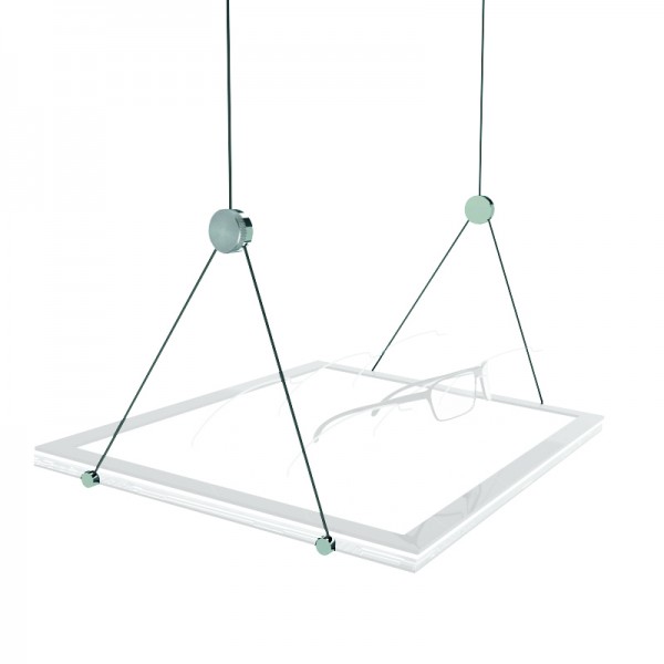 Slanted suspension for S LED