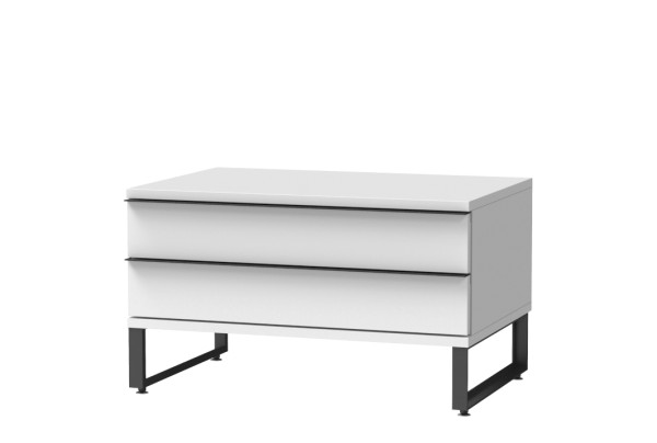 LL-drawer cabinet with 2 drawers