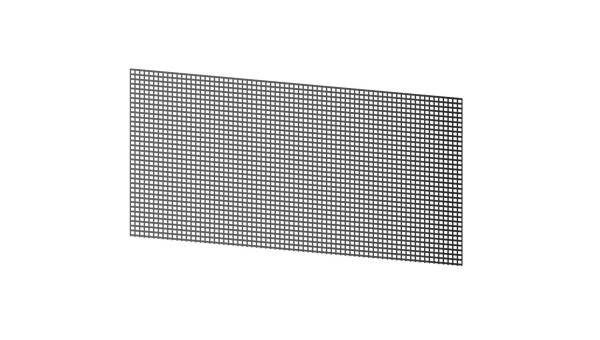 CR-RLB 2 Back panel, double, made of perforated metal