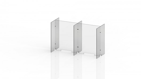 Trennwand-Element für Stehbereiche Set SB 02