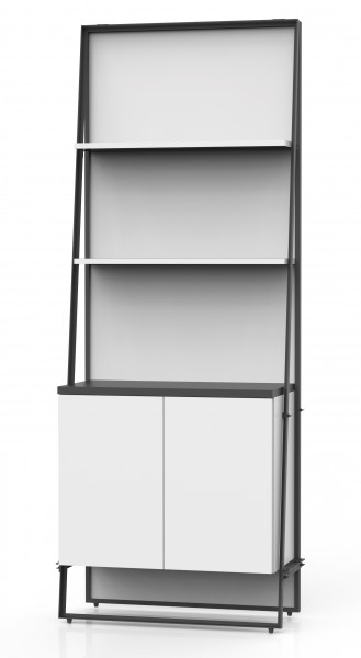 Wann panel with shelves, corpus and work top
