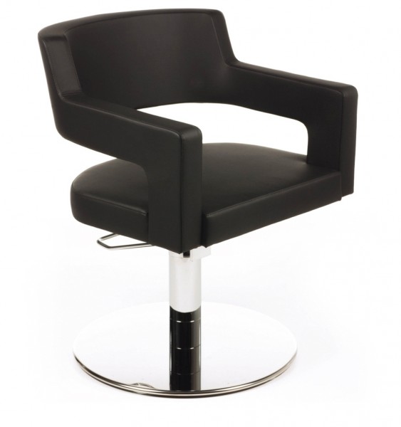 CREUSA Black Styling chair adjustable in height