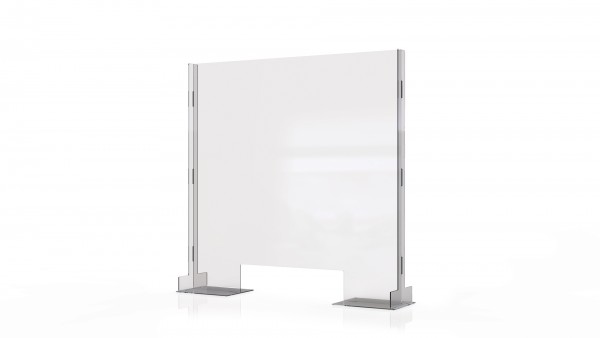 SPIT STOP CLT 9/9 - free-standing partition wall with pass-through for counters
